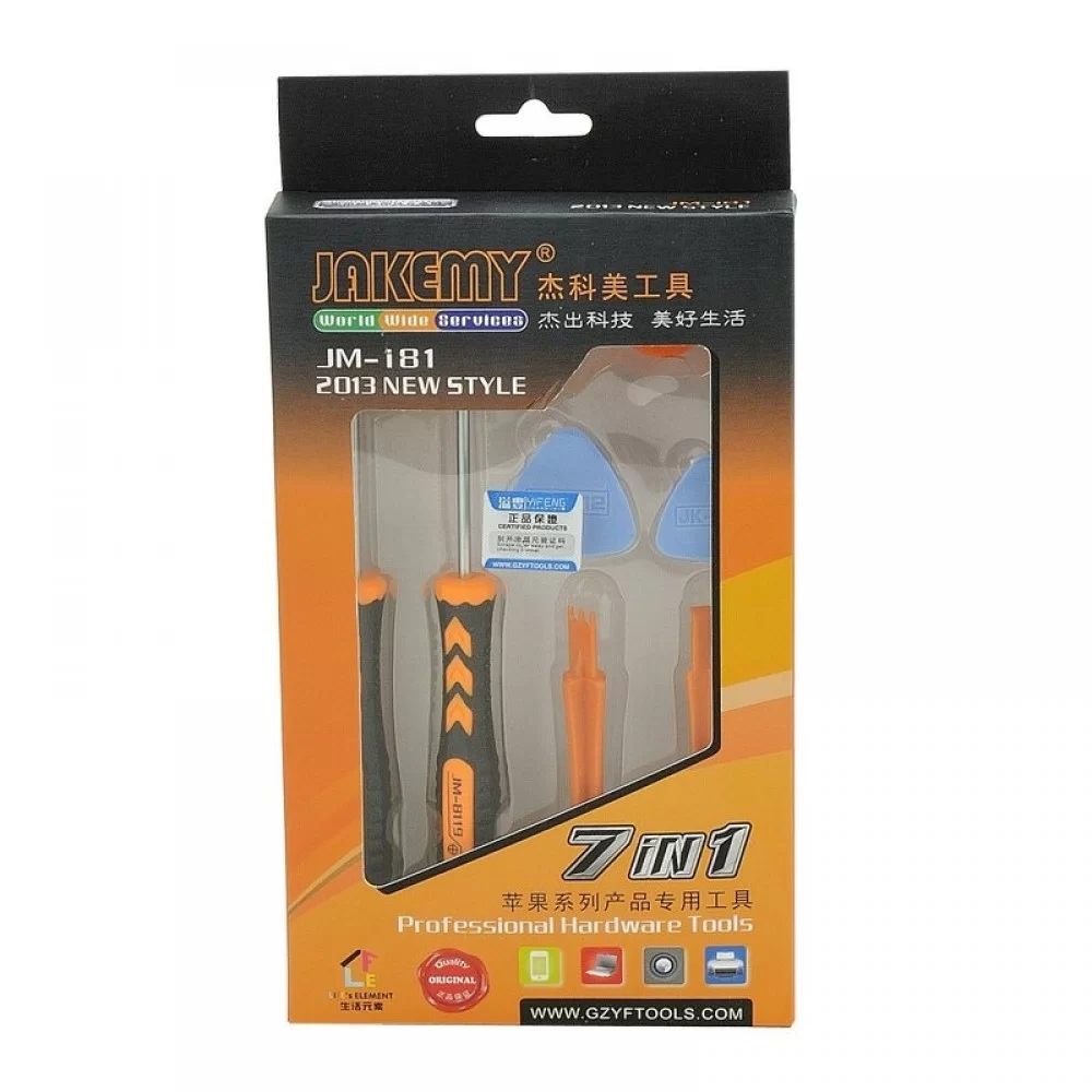Picture of JAKEMY JM-I81 7 in 1 Multi-purpose Repair Tool Set for iPhone